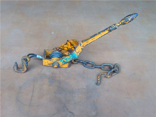 二手日本进口紧线器/钢丝绳拉紧器 电力线缆拉紧器 重约2.8kg