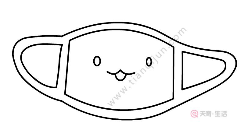 漂亮的小口罩简笔画怎么画 漂亮的小口罩简笔画画法
