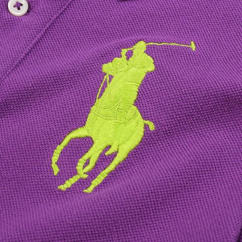 ralph lauren/拉夫劳伦 刺绣logo短袖polo衫 女童t恤 t12kbriic7342