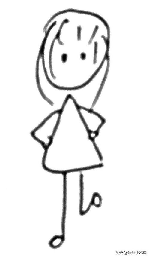 简笔画 手绘 线稿 640_1098 竖版 竖屏