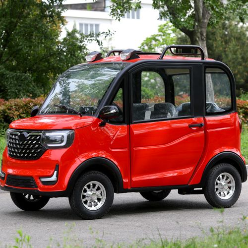 电动成人微型新能源代步全封闭电瓶车四轮车
