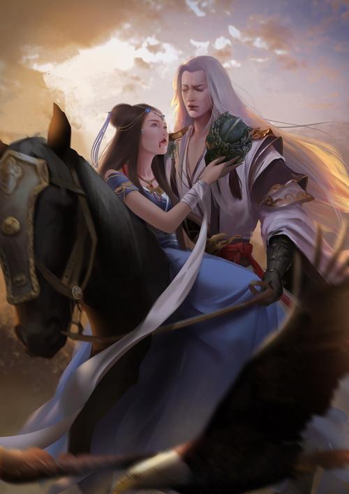 公子羽明月心-共你封魔_空水和烟_lina__插画师作品_涂鸦王国gracg.