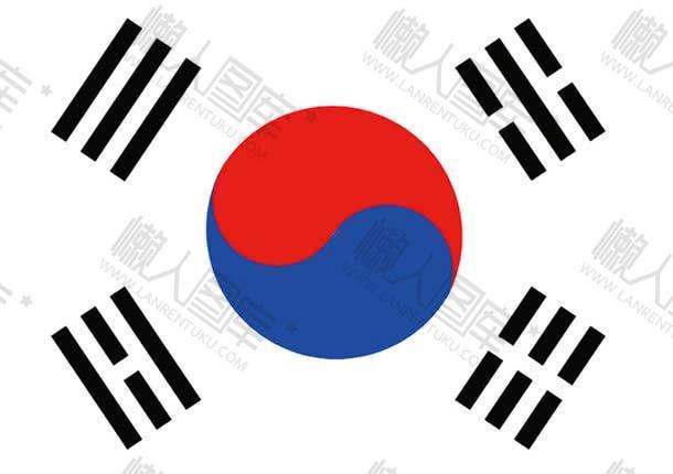 韩国国旗logo图标标志