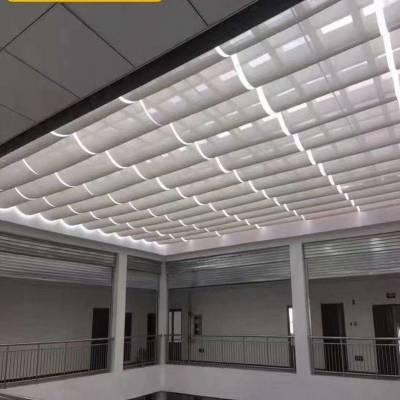 唐山定做阳光房电动遮阳帘/大型工程电动天棚帘厂家厂家定做