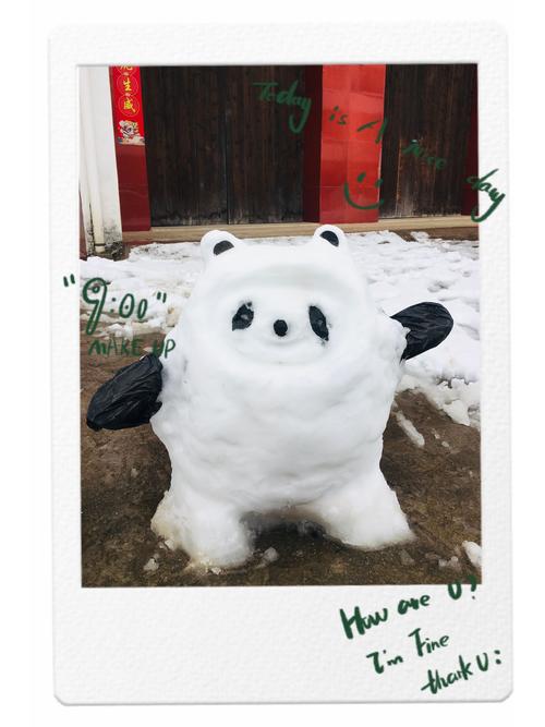 这个冬天你堆过那些牛逼的雪人