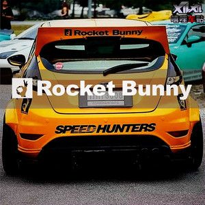 火箭兔rocket bunny丰田86brz宽体尾翼反光贴纸改装防水防晒贴花