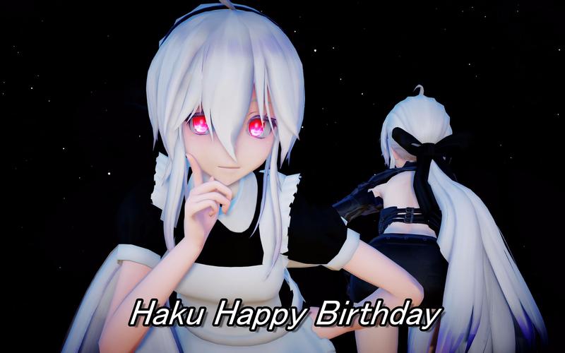 【mmd】弱音生日快乐!(≥≤)