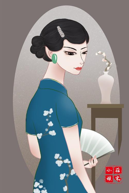 民国风绘画插画
