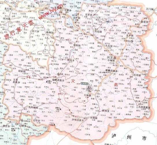 兴文县地图区划交通图全图,兴文县地图区划交通图高清版下载 - 8264