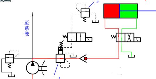 这张是 含有二级减压回路的图吗?