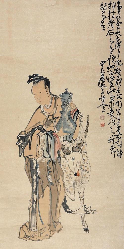 清代杰出画家黄慎人物画作品欣赏