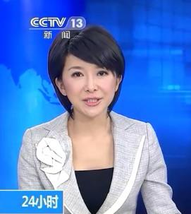 谁知道这个cctv女主持人叫什么名字吗?