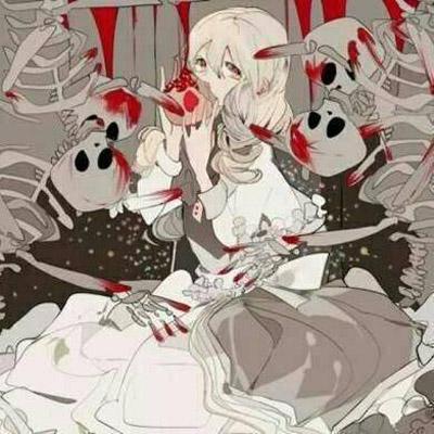 自残带血的二次元头像很恐怖