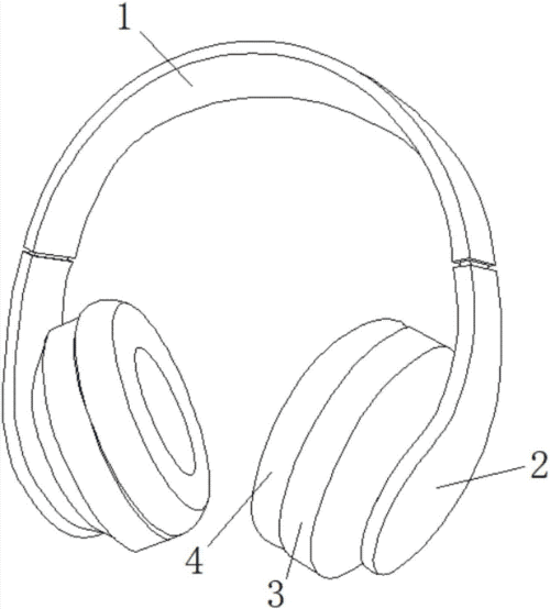 头套式耳机简笔画
