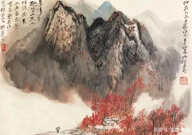 气势雄浑之作,观何海霞的山水作品,感悟画中的生命力