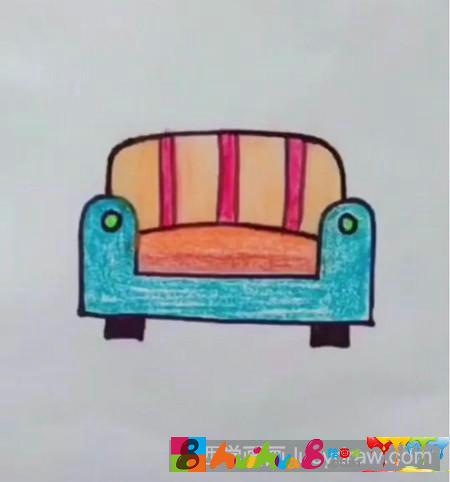 怎么画沙发