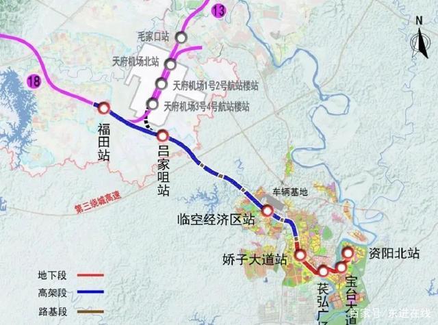 定了!四川省内首条出蓉地铁s3资阳线10月开工
