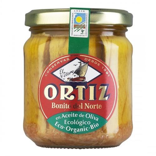 ortiz white tuna in organic extra virgin olive oil