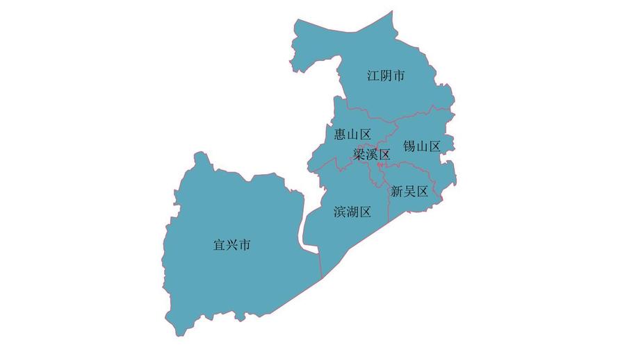 无锡地图高清全图矢量可编辑全市各县区行政区划地图