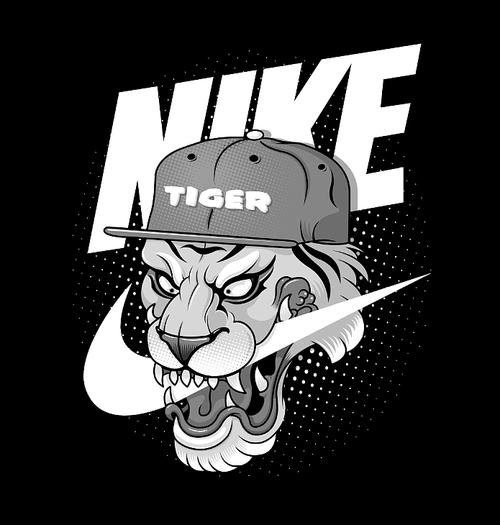 虎虎生威—耐克潮t