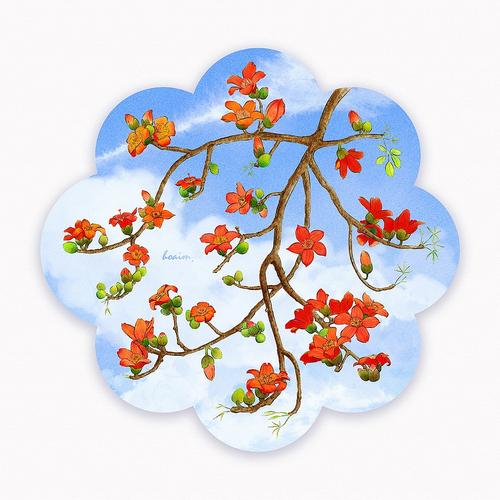 木棉花 - 原创作品 - 站酷(zcool)