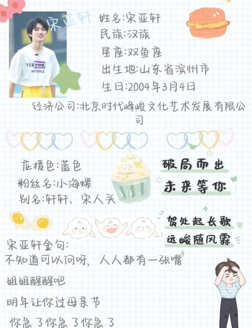 宋亚轩手帐_宋亚轩_手帐_兴趣爱好_文具手账