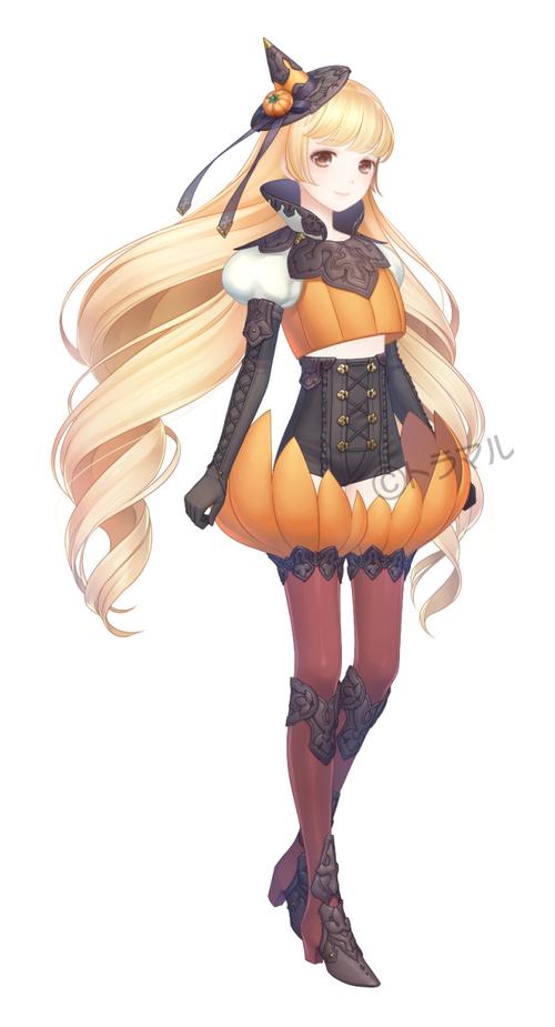 奇迹暖暖 服装设计 万圣节(来源自贴吧@トラマル)