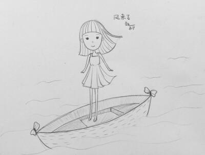 冬天风来了简笔画