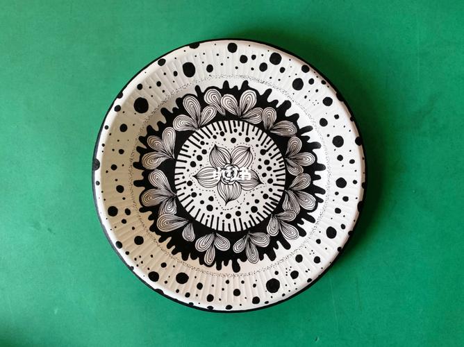 纸盘画_装饰画_上色_文化_绘画