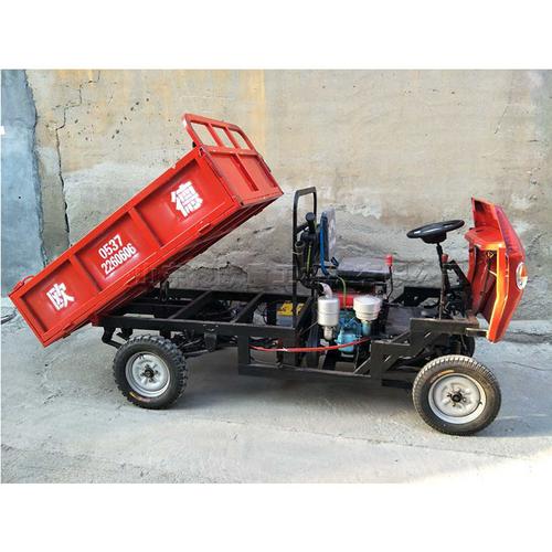 农用柴油小型四轮车 道路施工拉混凝土装载车 楼层沙石自卸小四轮