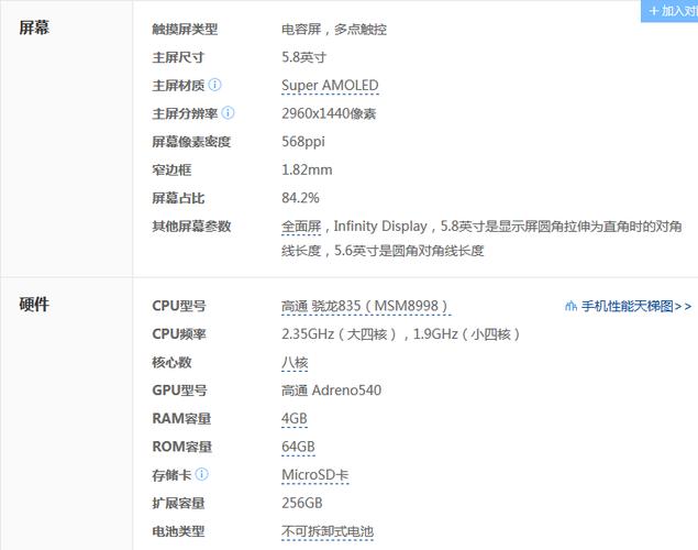【三星s8参数】