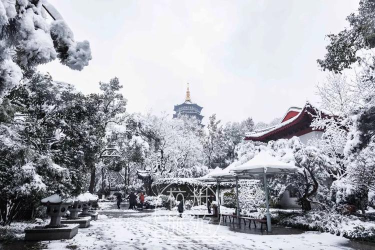 杭州雪景实拍,断桥残雪重现