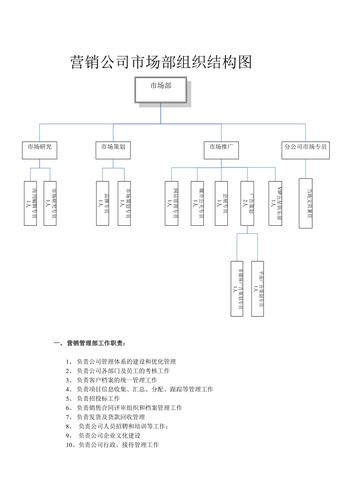营销公司部门职责.doc
