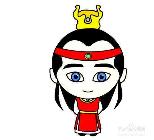 怎么画红楼梦贾宝玉的简笔画