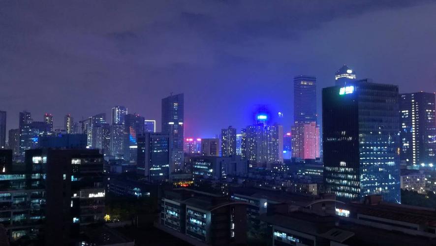            此时此刻,窗外的夜景