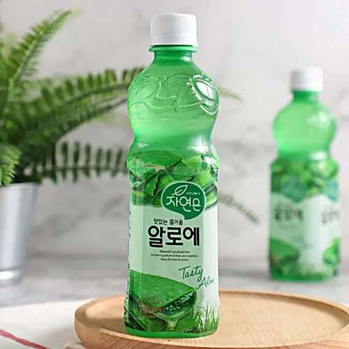 韩国熊津芦荟汁饮料1.5l大瓶装芦荟汁萃雅源芦荟味500