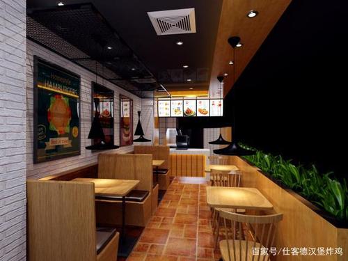 年轻人喜欢的装修风格:汉堡店空间装饰技巧,吸引客流