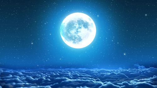 云端蓝色月亮升空_1920x1080_高清视频素材下载(编号:1332476)_舞台