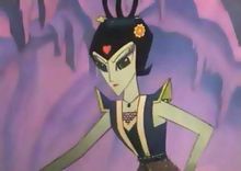 青蛇的法力远远胜过了她的姐姐美女蛇,可是,葫芦娃已把姐姐和姐夫镇在