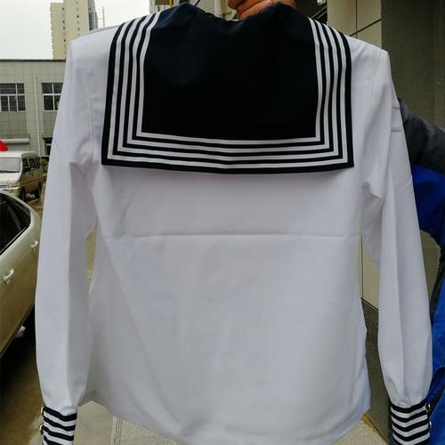 新款男女军装白海军制服陆海空仪仗队服装水兵服装水手服演出服装