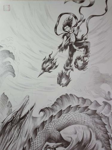 《哪吒之魔童降世》|插画|绘本|小崔设计府 - 原创作品 - 站酷 (zcool