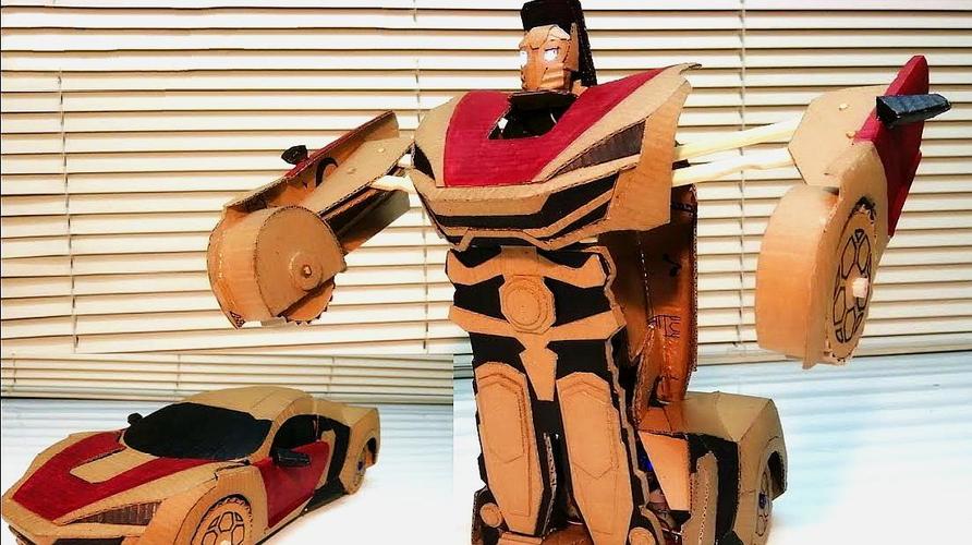 硬纸板手工制作这也太炫酷了吧