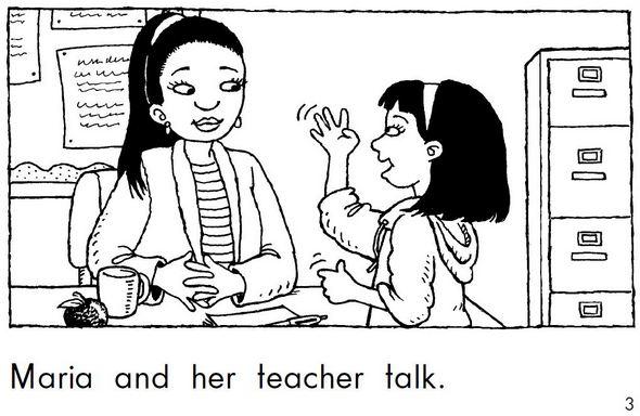 幼儿英语_leveled reader b:玛丽亚和她的老师