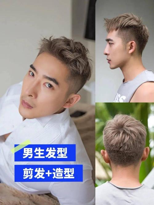 发质:软,硬发模脸型:菱形脸长度:3cm发色:黑色发型:男生碎发0120w精致