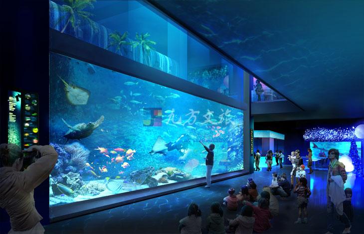 entity ocean sound photoelectric technology, art museum and