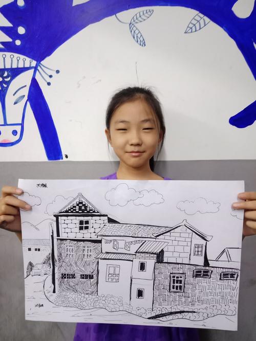 高段班《风景建筑线描》8月11日上午