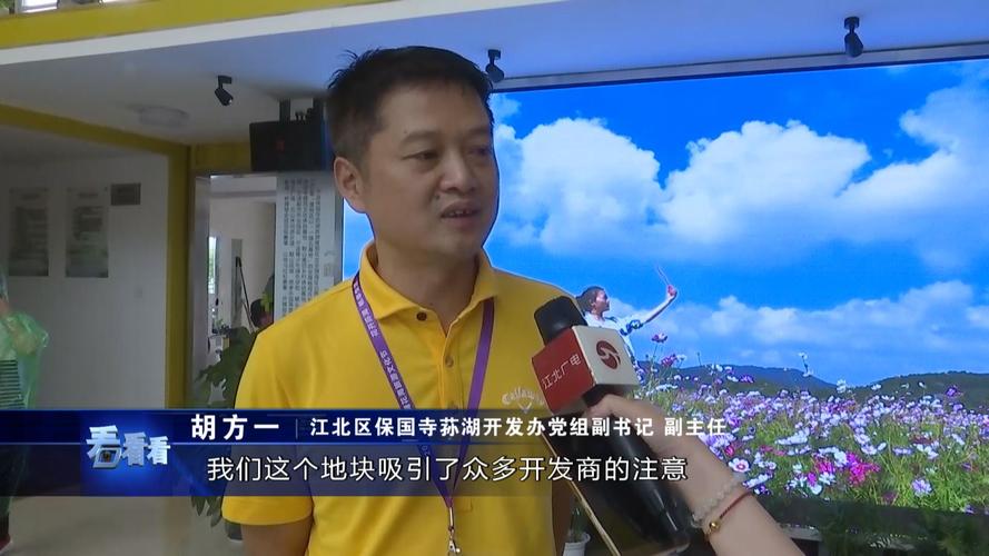 江北区保国寺荪湖开发办党组副书记副主任胡方一告诉记者,这个地块
