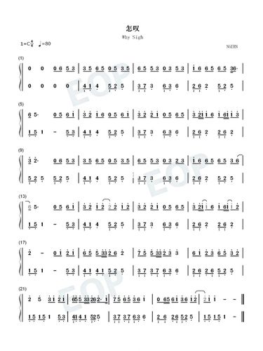 《怎叹》c调简版_音乐_娱乐_音乐_音乐其他