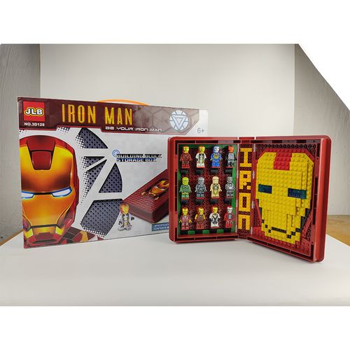 乐高钢铁侠积木书人拼装成人高难度小颗颗粒儿童玩具建构
