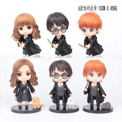q版哈利波特 harrypotter赫敏 罗恩手办周边模型公仔摆件蛋糕装饰